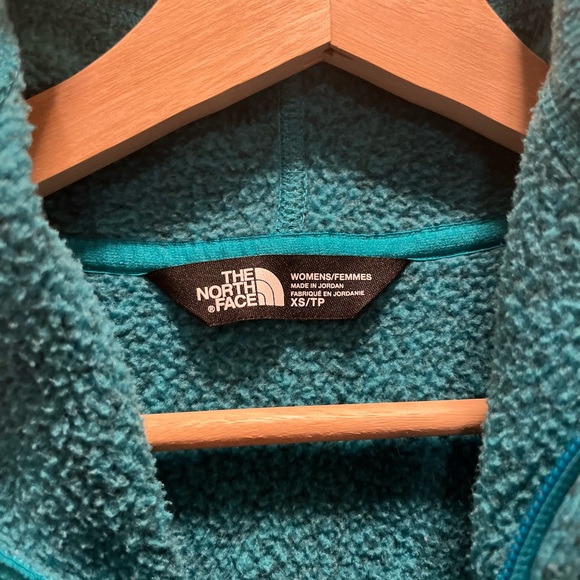 Turquoise full zip fleece | The North Face - Picture 2 of 4